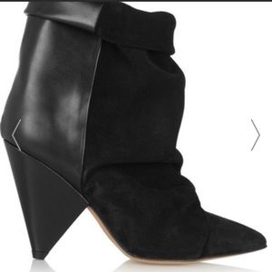 Isabel Marant Andrew suede and leather boots